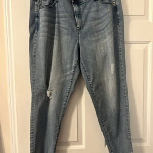 Lane Bryant Mid-rise Super Stretch Ankle Jeans Size 22